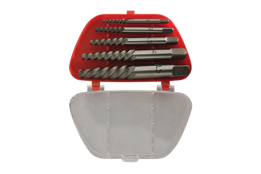 Spiral groove extractor - 5-piece set