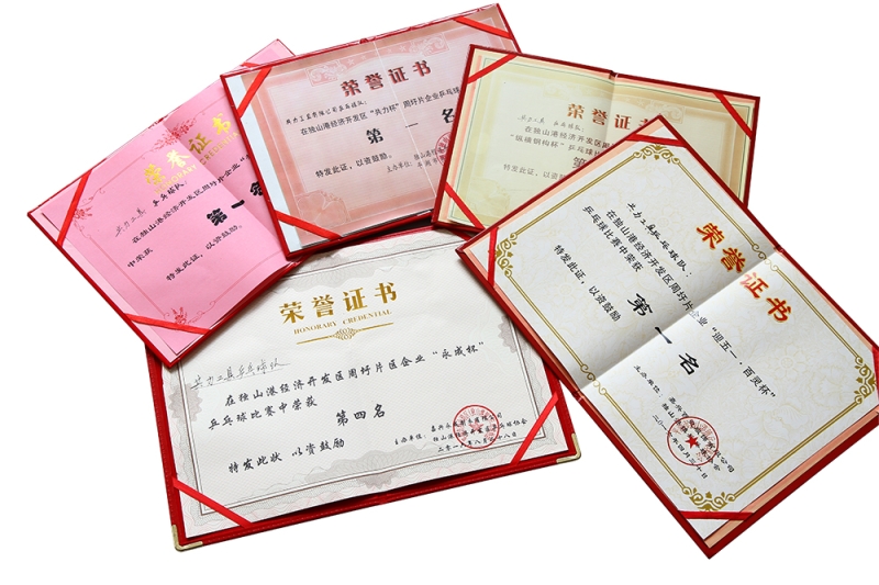 honor certificate